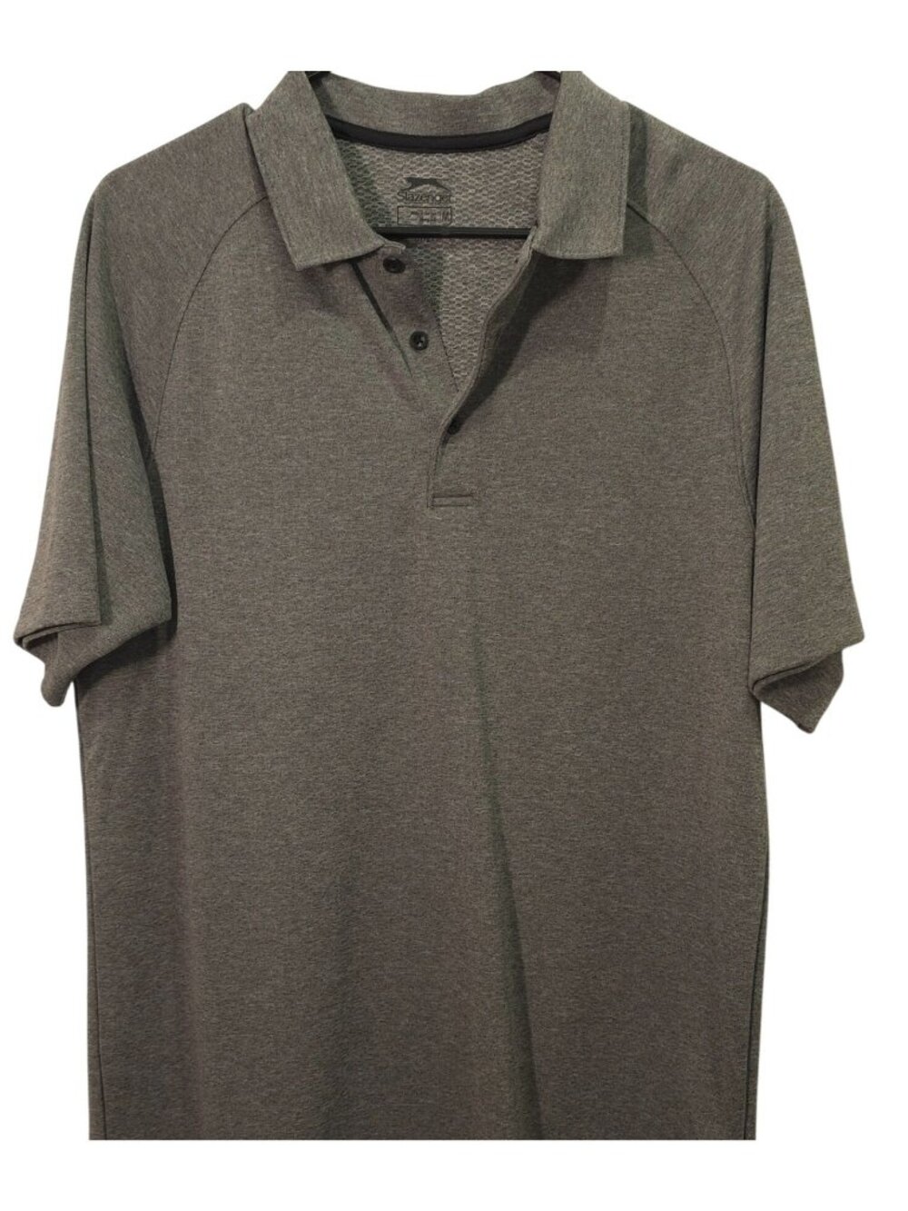Slazenger Mens Gray Polo Shirt Size M